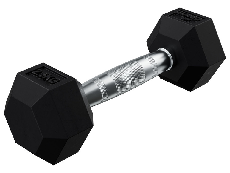 Haltère Court Chrome 3kg Trendy Sport - Musculation Bras - Poignée Ergonomique