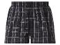 Boxer pour homme à carreaux noirs et blancs avec taille élastique