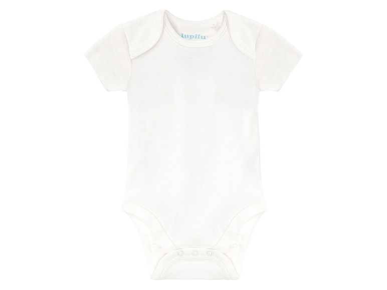 Ga naar volledige schermweergave: lupilu® Set van 5 biokatoenen body's met korte mouwen - afbeelding 3