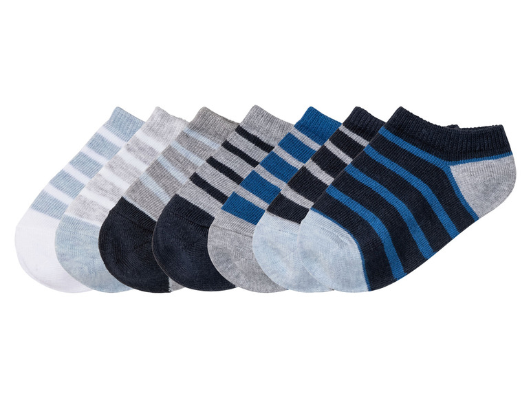 Aller en mode plein écran lupilu® Set de 7 paires de socquettes en un mélange de coton - Photo 2