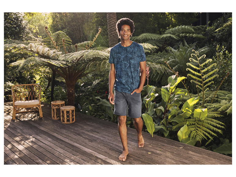 Ga naar volledige schermweergave: LIVERGY® Sweat-denim bermuda van een katoenmix - afbeelding 3
