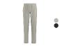 Pantalon en lin pour homme beige clair avec cordon de serrage ajustable, également disponible en noir.