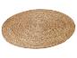 Rond gevlochten jute vloerkleed