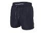 Donkerblauwe heren zwemshort met elastische tailleband en trekkoord