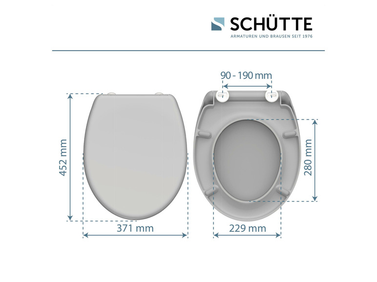 Ga naar volledige schermweergave: Schütte WC zitting duroplast, met soft-close-mechanisme - afbeelding 19