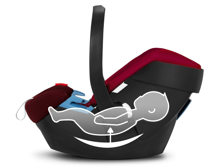 Ga naar volledige schermweergave: CYBEX SILVER Autostoel »Aton Purple Rain«, Isofix, groep 0+, van 0 tot 13 kg - afbeelding 2