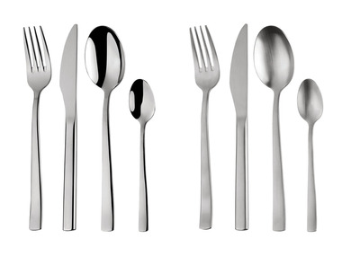 ERNESTO® Set de couverts, 24 pièces, mats ou brillants