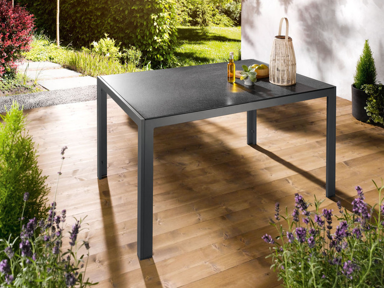 Ga naar volledige schermweergave: LIVARNO home Aluminium tuintafel »Toronto«, omkeerbaar tafelblad - afbeelding 4