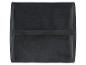 Coussin de soutien lombaire noir avec une sangle élastique horizontale