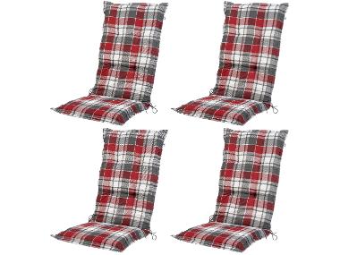 Lot de 4 coussins pour chaise de jardin, 120 x 50 cm LIVARNO home