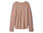 Pull rose duveteux avec des paillettes