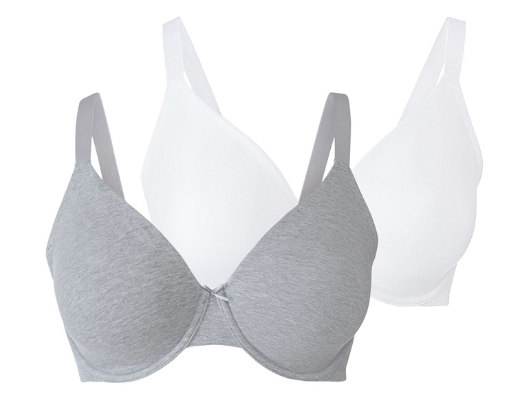 Aller en mode plein écran esmara® Set de 2 soutiens-gorge à armatures avec bonnets préformés - Photo 8