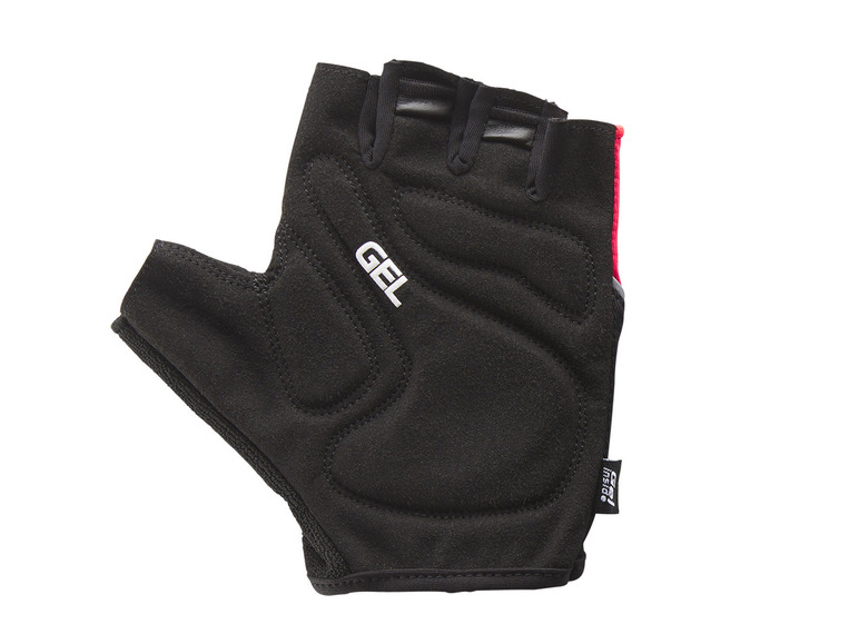 Zwarte fiets handschoenen met gel padding