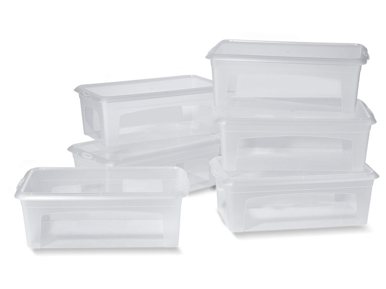 Ga naar volledige schermweergave: LIVARNO home Opbergboxen, set van 3 of 6, 4 L of 14 L - afbeelding 6