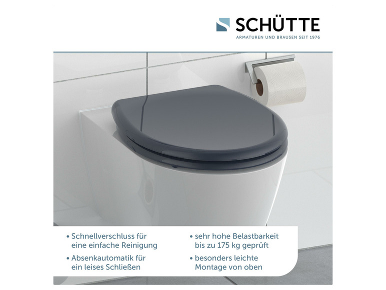 Aller en mode plein écran Schütte Abattant WC, avec fermeture en douceur - Photo 31