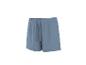 Short de sport bleu avec cordon de serrage à la taille