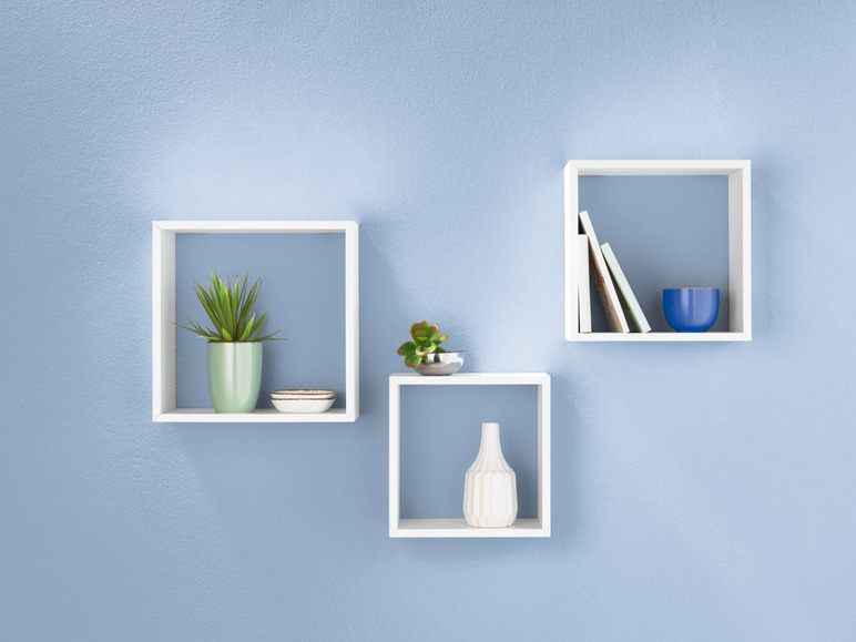 Ga naar volledige schermweergave: LIVARNO home Wandplanken, set van 3 - afbeelding 3