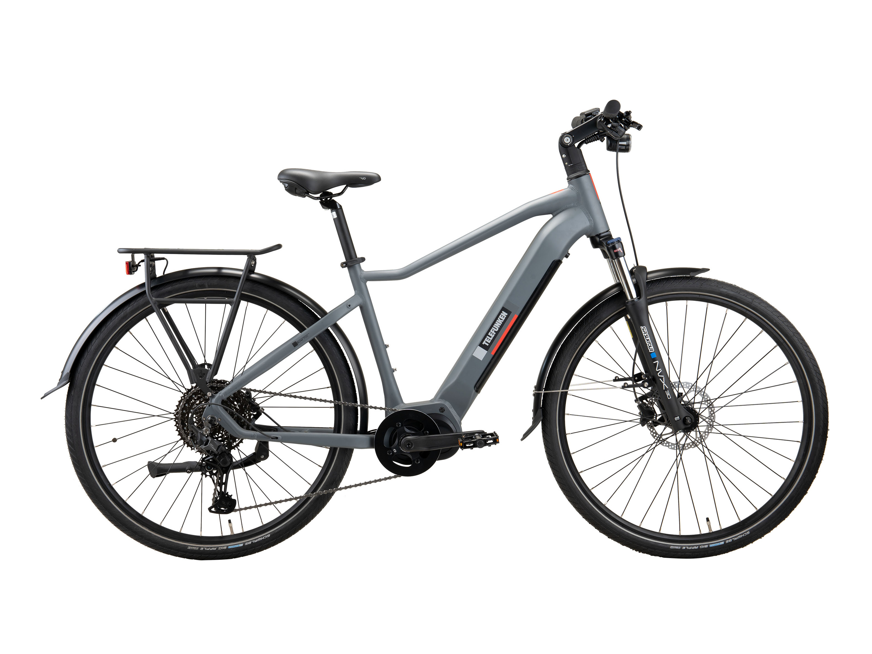 TELEFUNKEN E-SUV-fiets SUV700 29 inch basaltgrijs