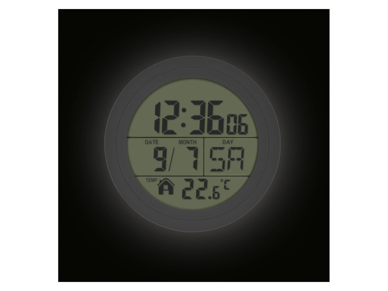 Aller en mode plein écran AURIOL® Horloge pour salle de bains, Ø 16,7 cm - Photo 8