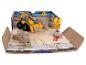 Speelgoed bouwset met lader, kinetisch zand en bouwplaatsdecoraties.