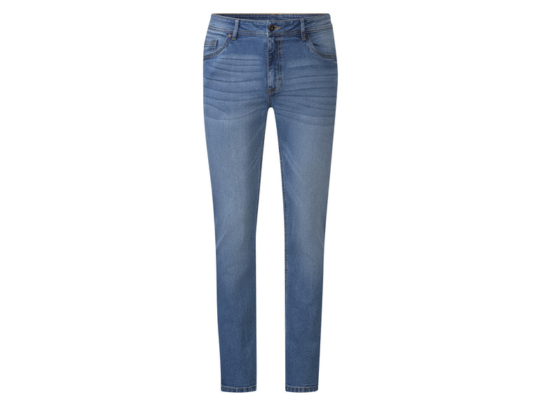 Ga naar volledige schermweergave: LIVERGY® Slim fit jeans van een katoenmix - afbeelding 5