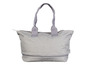 Grijze tote bag met rits van Topmove.
