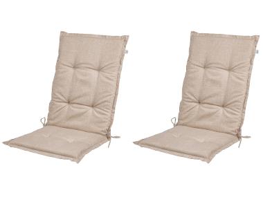 Lot de 2 coussins pour chaise de jardin, 113 x 50 cm LIVARNO home