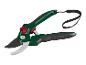 Groene PARKISDE snoeischaar met zwarte handvatten en rode veiligheidsvergrendeling