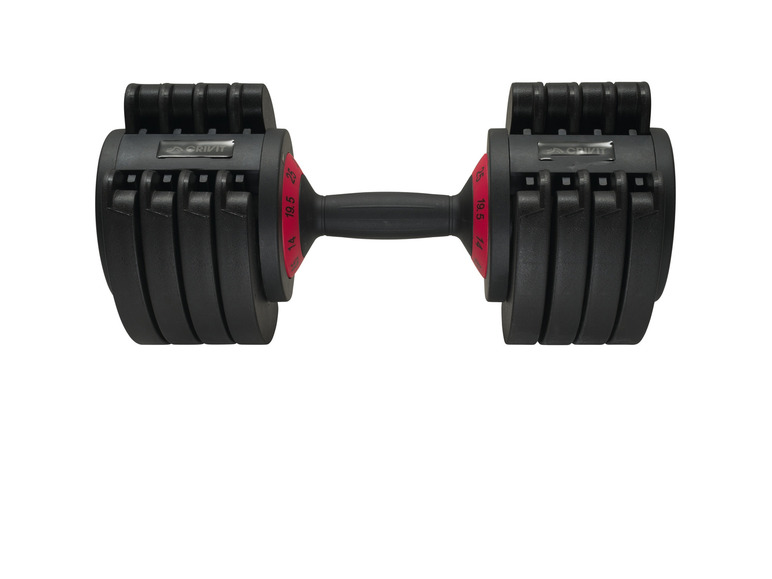 Ga naar volledige schermweergave: Set korte halters, verstelbaar, 25 kg CRIVIT - afbeelding 4