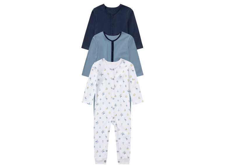 Ga naar volledige schermweergave: lupilu® Set van 3 biokatoenen pyjama's voor baby's - afbeelding 37