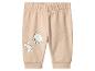 Pantalon bébé beige avec taille élastique et imprimé Winnie l'Ourson et Porcinet