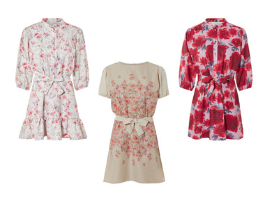 Robe courte pour femme aspect lin esmara®