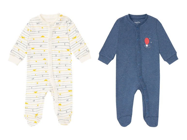 Ga naar volledige schermweergave: lupilu Biokatoenen pyjama voor baby's - afbeelding 1