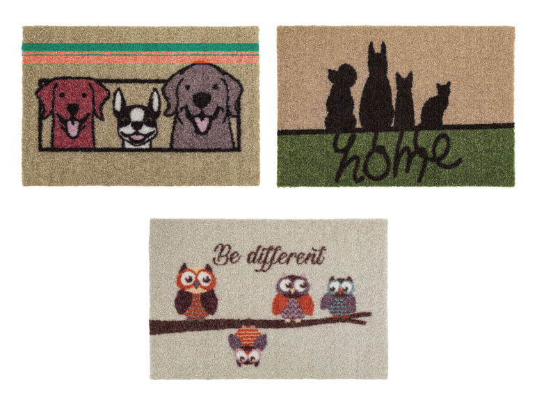 Ga naar volledige schermweergave: LIVARNO home Deurmat, 40 x 60 cm - afbeelding 1