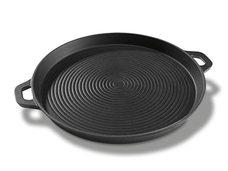 Aller en mode plein écran GRILLMEISTER Poêle pour barbecue, en fonte, Ø 40,5 cm (avec poignées) - Photo 3