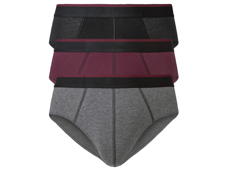 Ga naar volledige schermweergave: LIVERGY® Set van 3 slips van een katoenmix - afbeelding 2