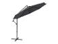 Grijze zweefparasol met standaard