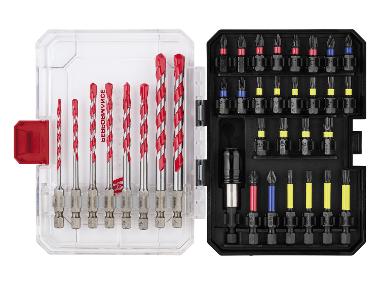 PARKSIDE PERFORMANCE® Set d'embouts et forets Impact »PBBS 35 A1«, 35 pièces