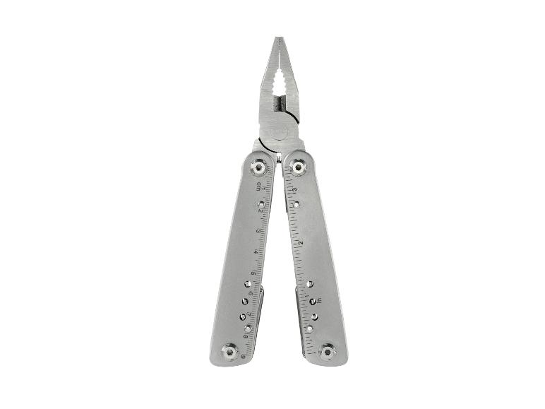 Vouwbare multitool: tang, liniaal.
