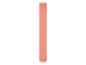Une lampe LED cylindrique rose sur fond blanc.