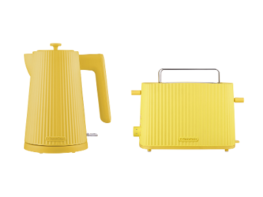 Ensemble bouilloire et grille‑pain, jaune SILVERCREST®