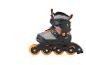 Rollers en ligne noir et orange avec taille ajustable