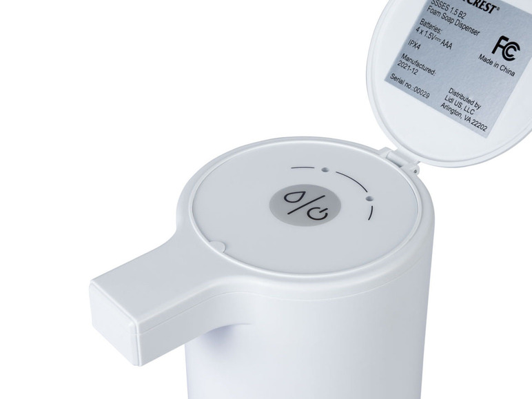 Ga naar volledige schermweergave: SILVERCREST® PERSONAL CARE Schuimzeepdispenser met sensor - afbeelding 3