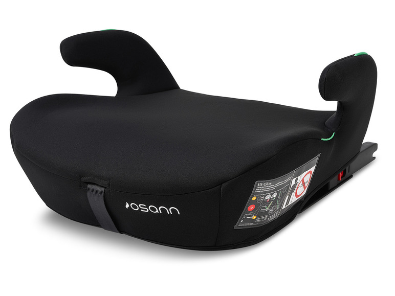 Rehausseur de siège auto Osann noir avec des accents verts