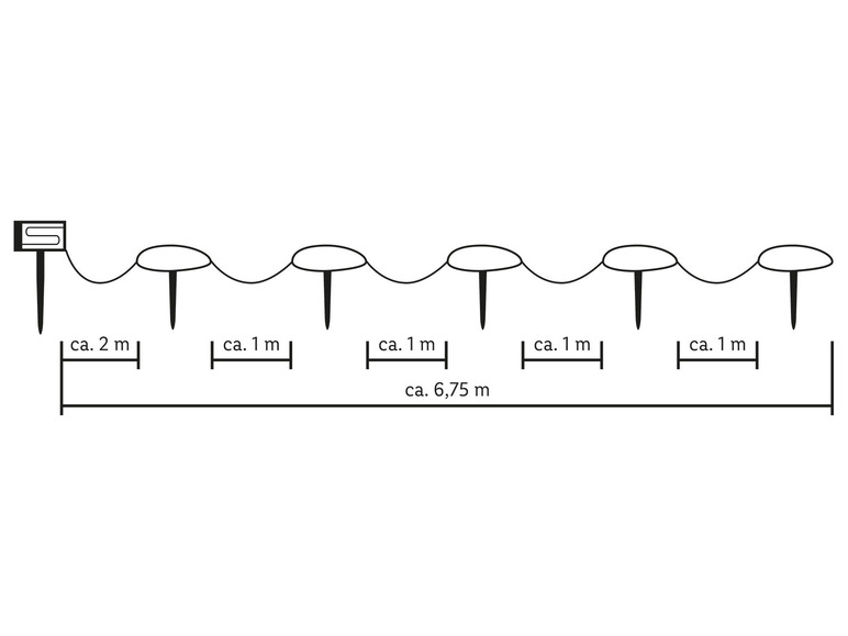 Ga naar volledige schermweergave: LIVARNO home Ledsolarlichtsnoer, lengte 6,60 m / 6,75 m - afbeelding 24