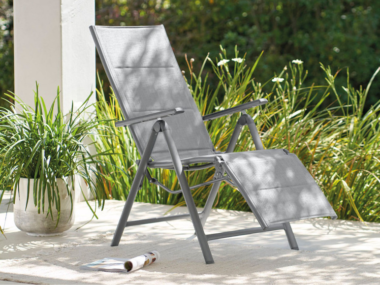 Aller en mode plein écran Fauteuil relax jardin en aluminium pliable LIVARNO home Toronto - Photo 8