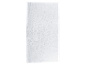 Een witte handdoek op een zwarte achtergrond.