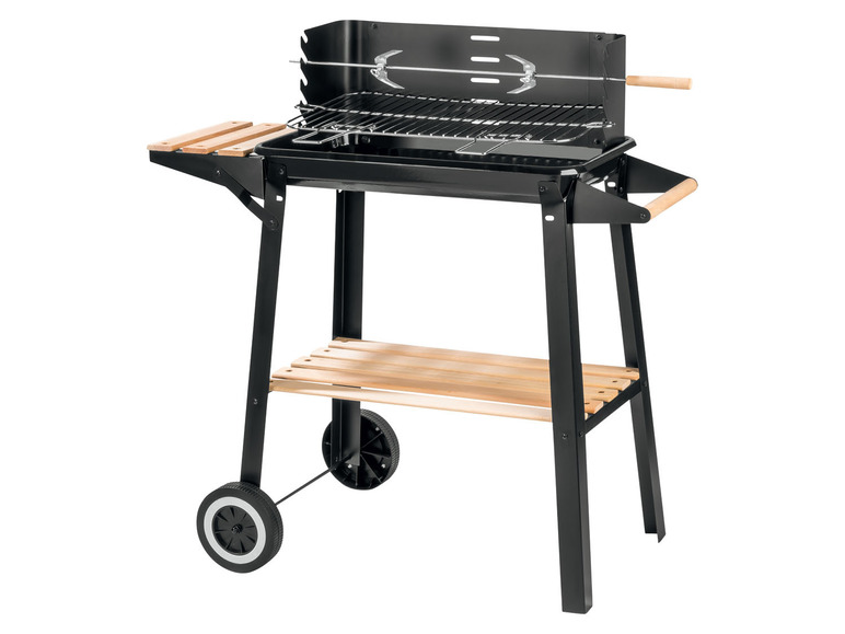 Ga naar volledige schermweergave: Barbecuewagen houtskool GRILLMEISTER - afbeelding 1