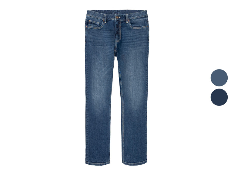Ga naar volledige schermweergave: LIVERGY® Straight fit jeans van een katoenmix - afbeelding 1
