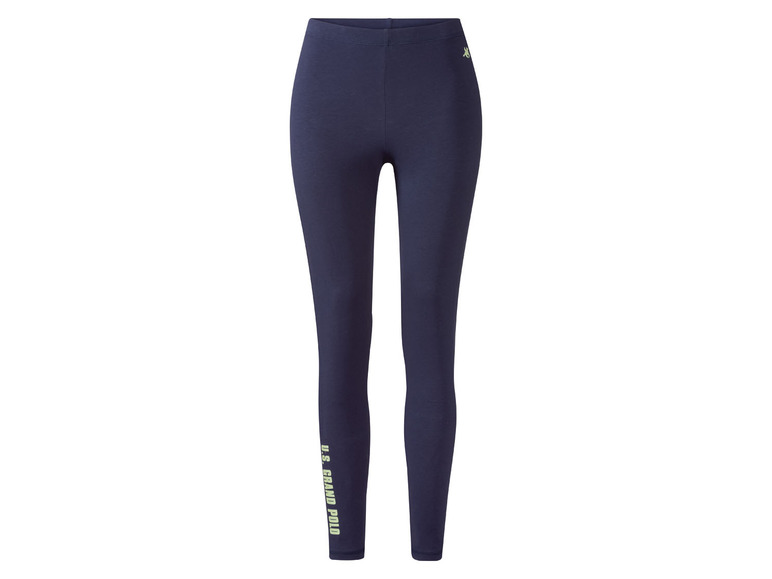 Aller en mode plein écran esmara® Leggings pour femme, taille à hauteur normale, avec logo imprimé - Photo 2